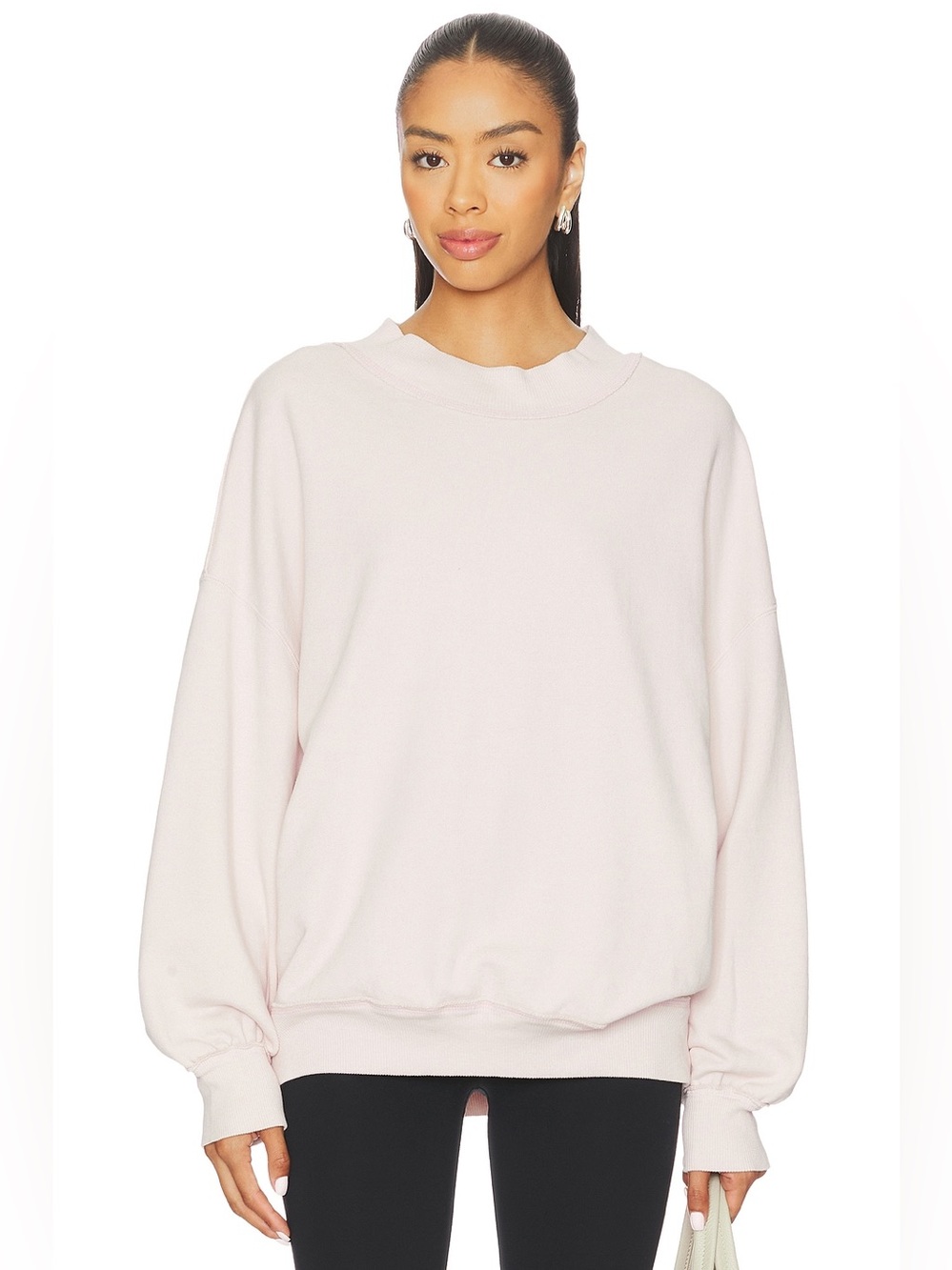 We The Free Palm Springs Turtleneck In Mauve Chalk